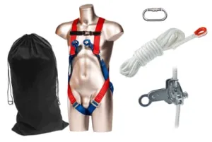 Safety 15m Vertical ascending Descending Kit 2 point harness- FP67
