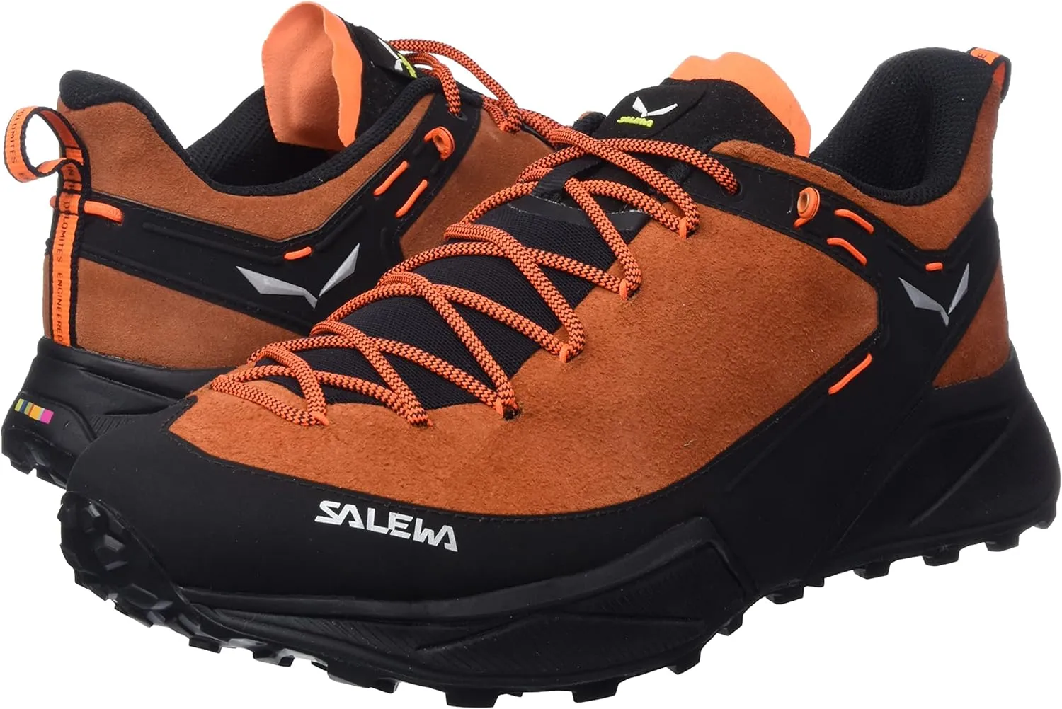 Salewa Men's Dropline Leather Hiking Shoe - Comfortable, Lightweight Trail Shoe for Speed Hiking