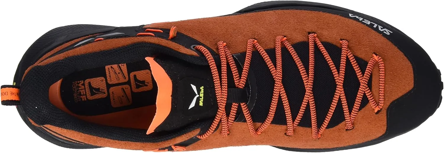 Salewa Men's Dropline Leather Hiking Shoe - Comfortable, Lightweight Trail Shoe for Speed Hiking