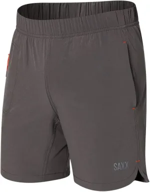 SAXX Gainmaker 2N1 Short–7” Regular Exercise Shorts for Men with Built-In Pouch Support– 2 in 1 Workout, Sports, Gym Shorts