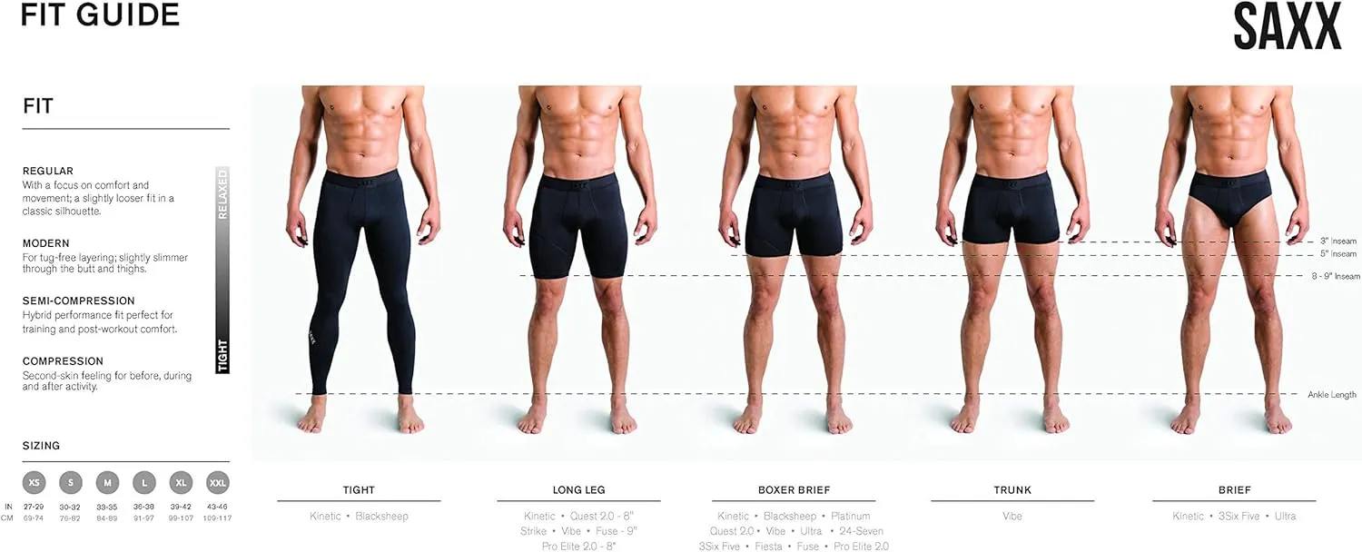 SAXX Gainmaker 2N1 Short–7” Regular Exercise Shorts for Men with Built-In Pouch Support– 2 in 1 Workout, Sports, Gym Shorts