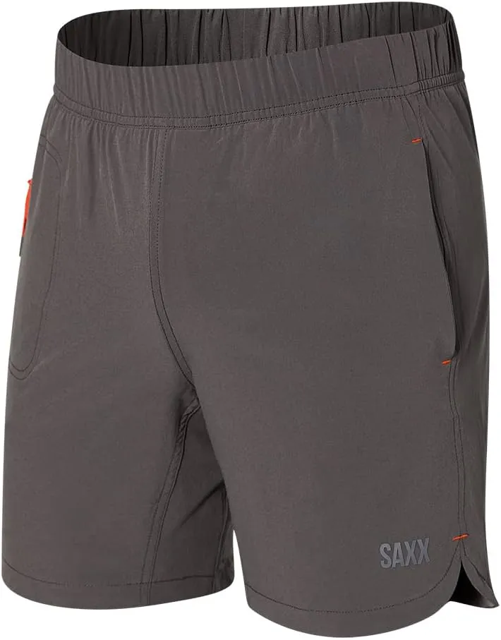 SAXX Gainmaker 2N1 Short–7” Regular Exercise Shorts for Men with Built-In Pouch Support– 2 in 1 Workout, Sports, Gym Shorts