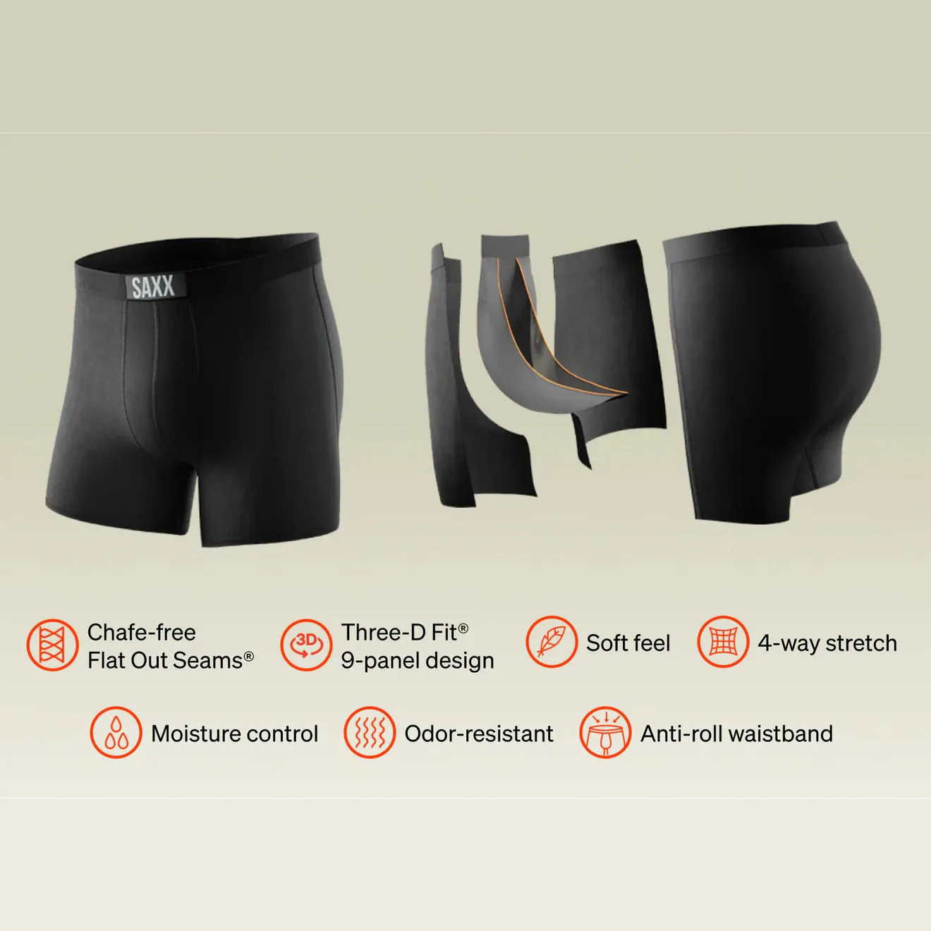SAXX Quest Quick Dry Mesh Camo Boxer Brief