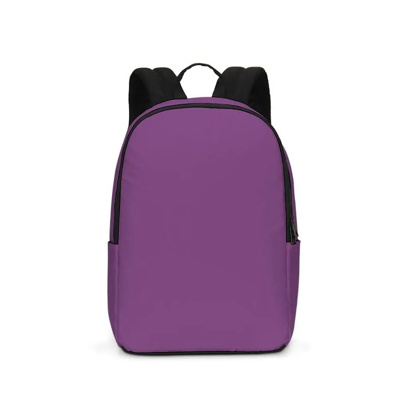 Shaded Midtone Purple Waterproof Backpack | C40M80Y0K30