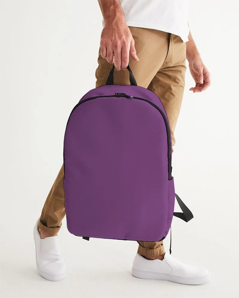 Shaded Midtone Purple Waterproof Backpack | C40M80Y0K30