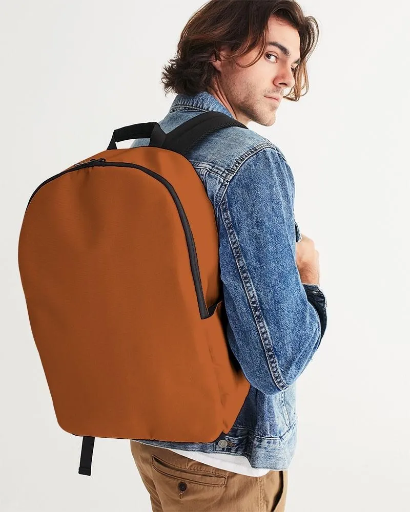 Shaded Orange Waterproof Backpack | C0M75Y100K30