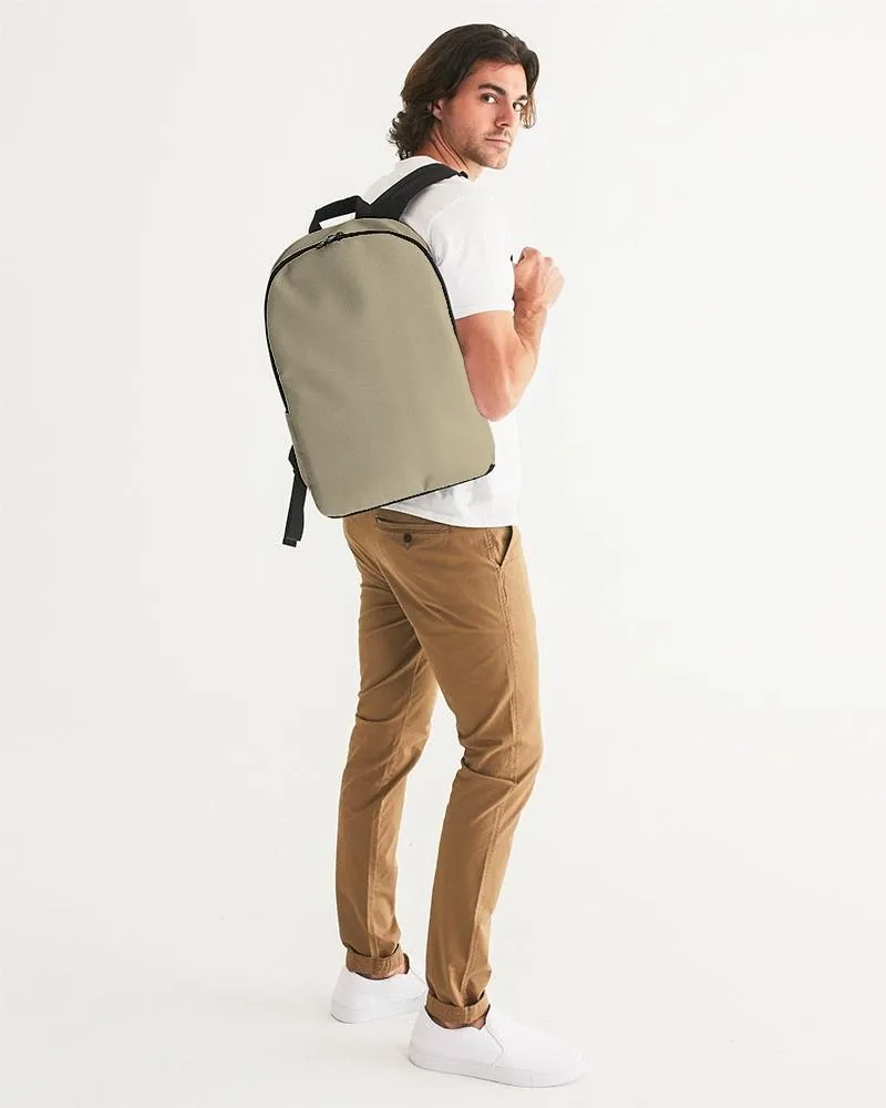 Shaded Pale Pastel Yellow Brown Waterproof Backpack | C0M8Y30K30
