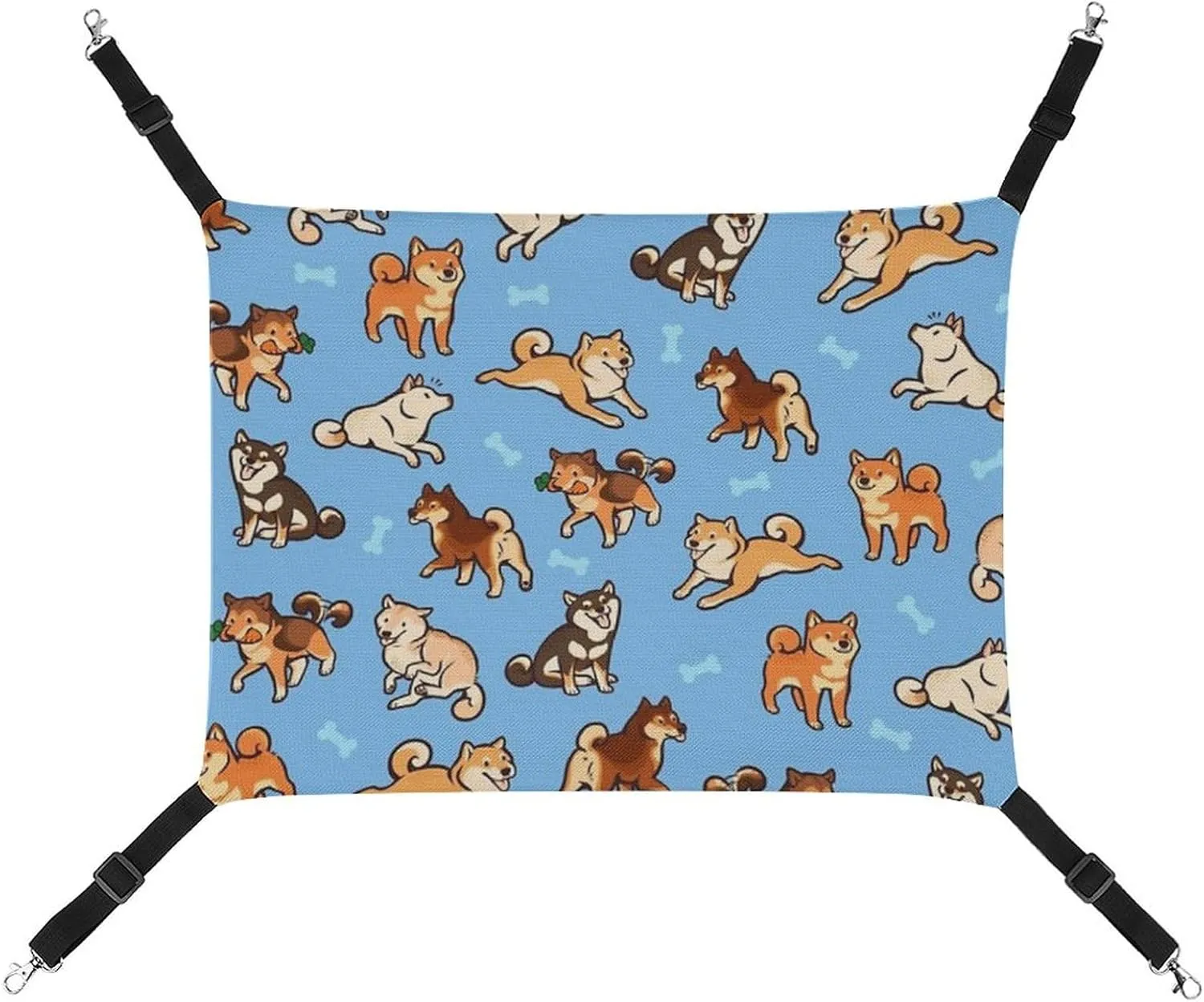 Shibes Hanging Cat Bed Soft Breathable Pet Hammock for Cage Pet Sleeper for Kitten Ferret Puppy Rabbit