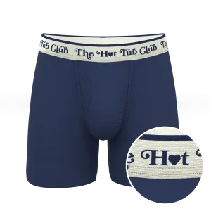 Shinesty Ball Hammock Boxers - Hot Tub Club Navy