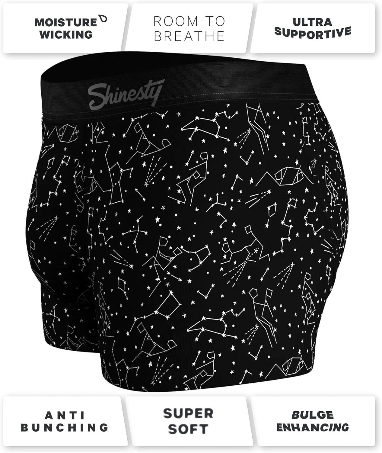 Shinesty Hammock Support Pouch Underwear | Mens Trunk Underwear | Anti-Chafing, Moisture Wicking, Breathable