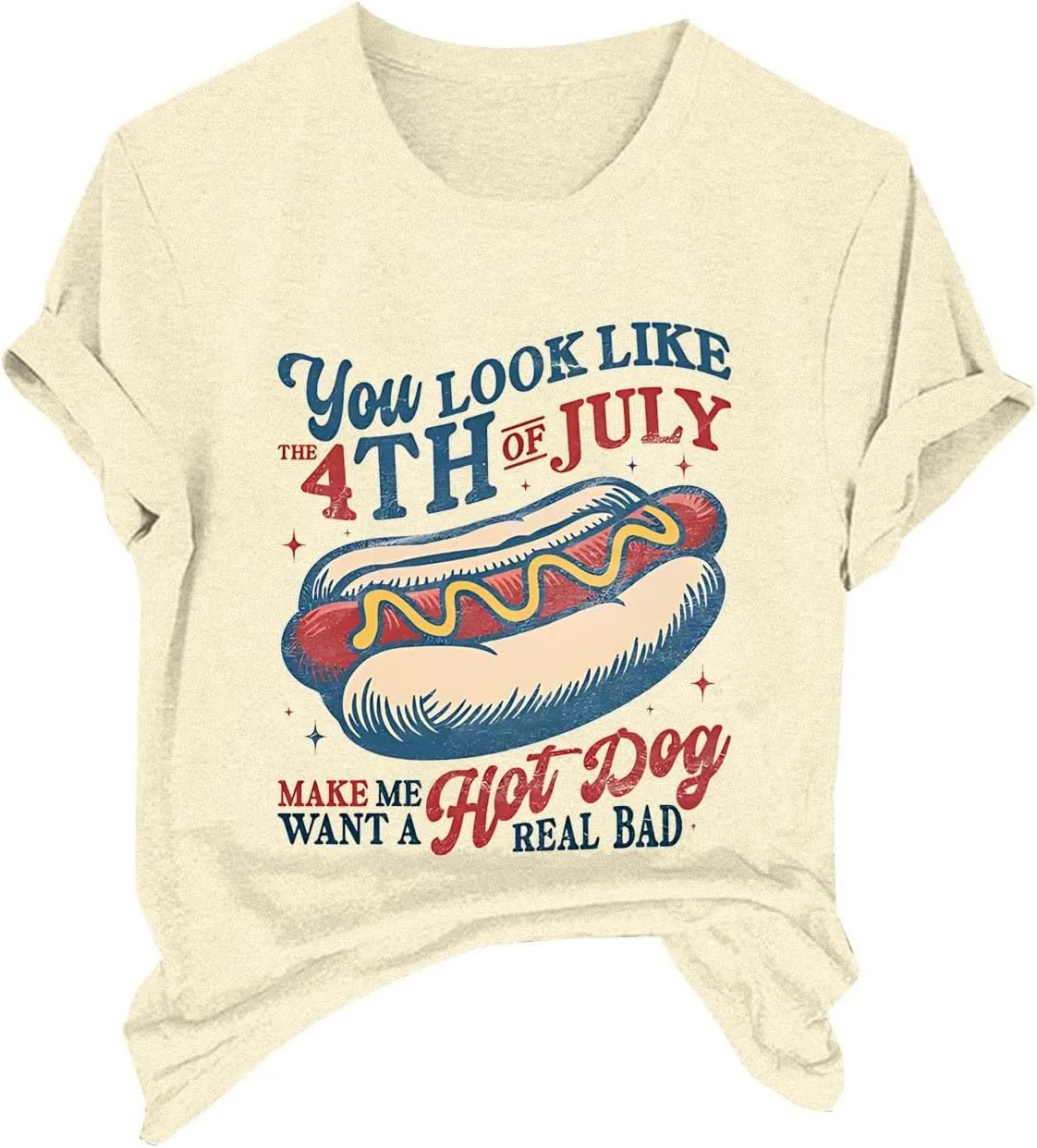 Shirts for Women 4th of July Outfits Flag Print Womens Tops Comfy Independence Day T Shirts USA Short Sleeve Shirts