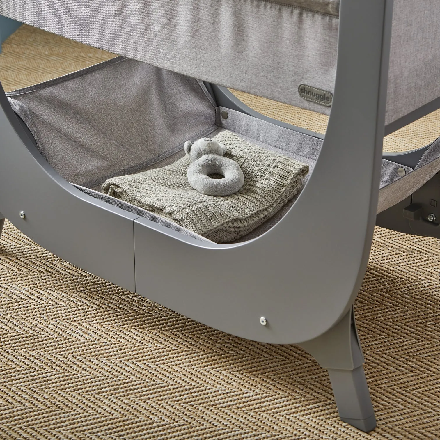 Shnuggle, Air Lite Crib, Taupe