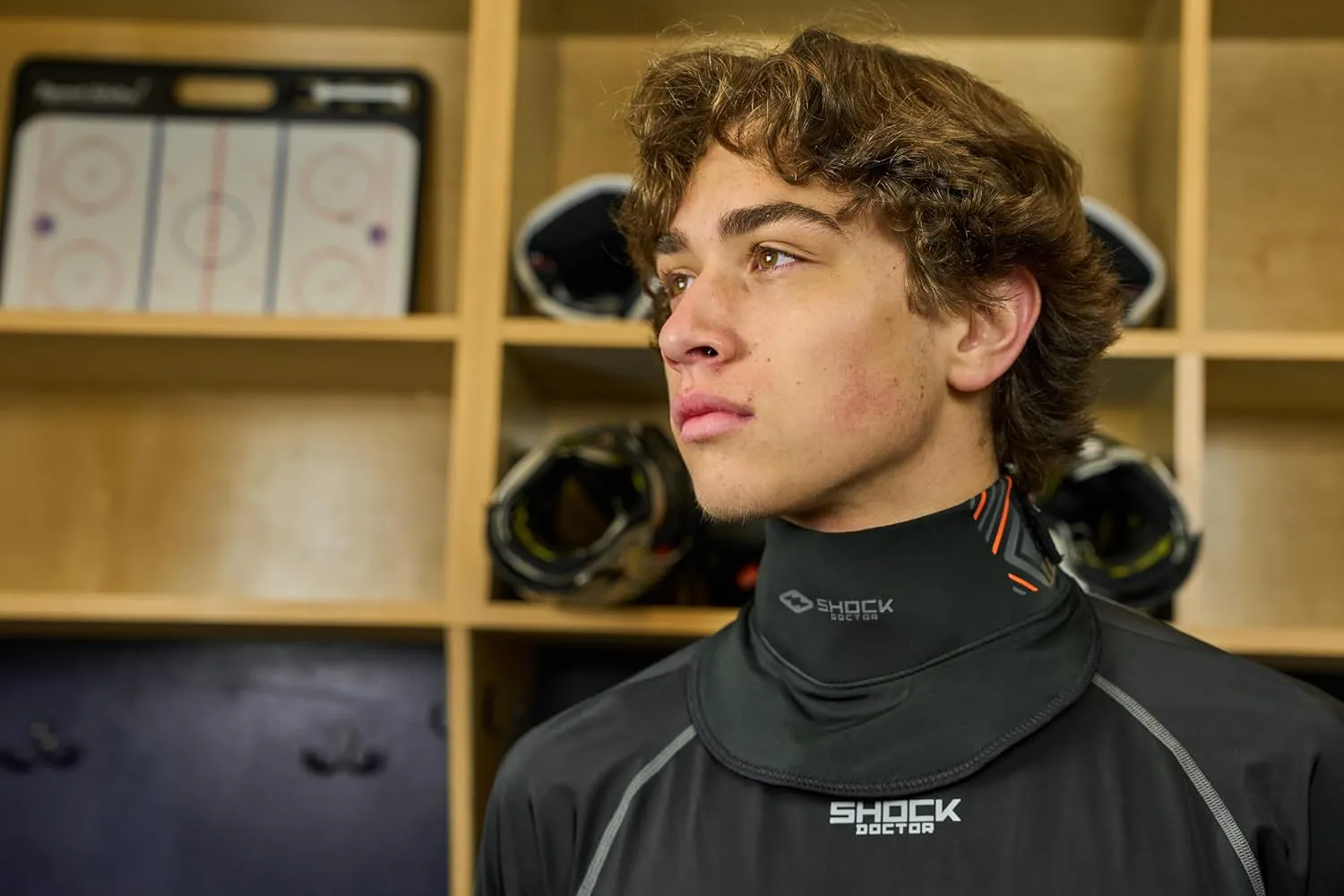 Shock Doctor Hockey Neck Guard Youth & Adult, Cut Resistant Protection, Hockey Gear