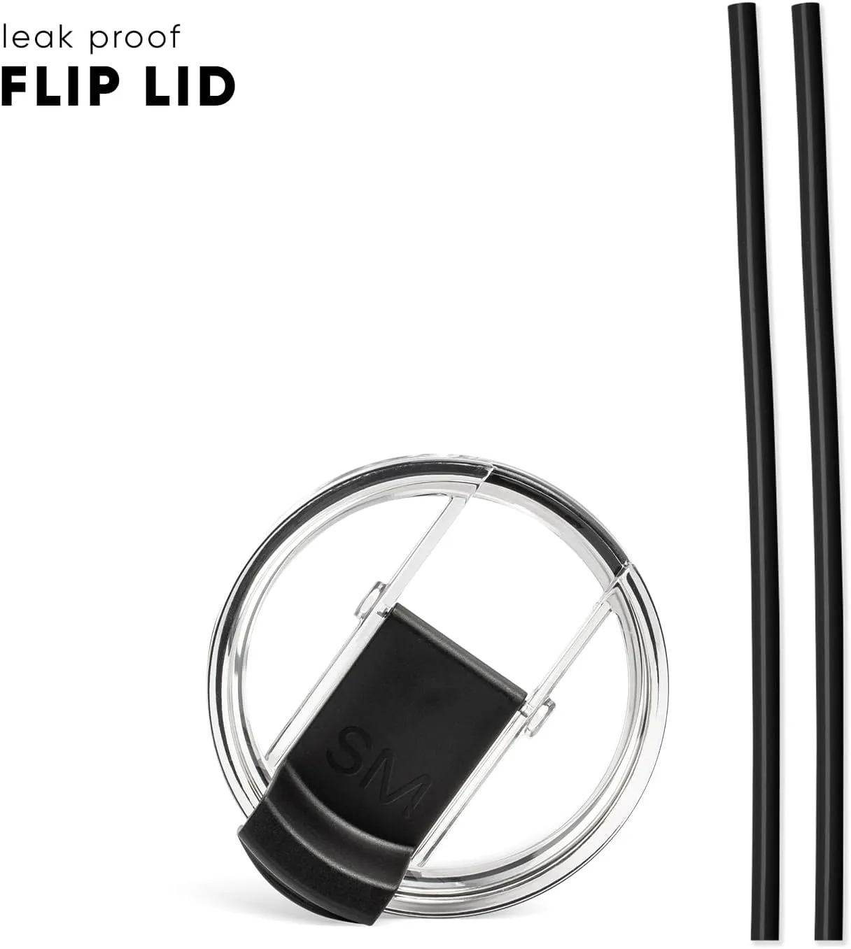 Simple Modern Travel Coffee Mug Tumbler with Flip Lid | Reusable Insulated Stainless Steel Cold Brew Iced Coffee Cup Thermos | Gifts for Women Men Him Her | Voyager Collection | 20oz | Midnight Black