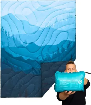 Sitpack Thermal Blanket - Lightweight, Packable, Puffy, Waterproof and Packable Camping Blanket for Travel, Beach, Hammock, and Outdoor Use