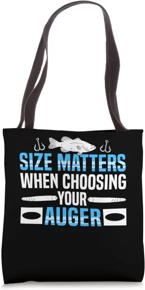 Size Matters When Choosing Your Auger Ice Fishing Tote Bag