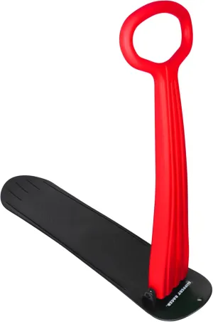 Slippery Racer Kid's Lightweight Compact Foldable Cold Resistant Downhill Outdoor Winter Ski Scooter Snow Sled for Children 4 Years and Up