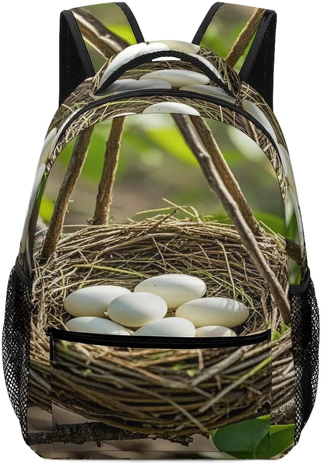 Small Backpacks Personalized Magical Bird Nest Printing Travel Bag Lightweight Travel Backpack For Women Men