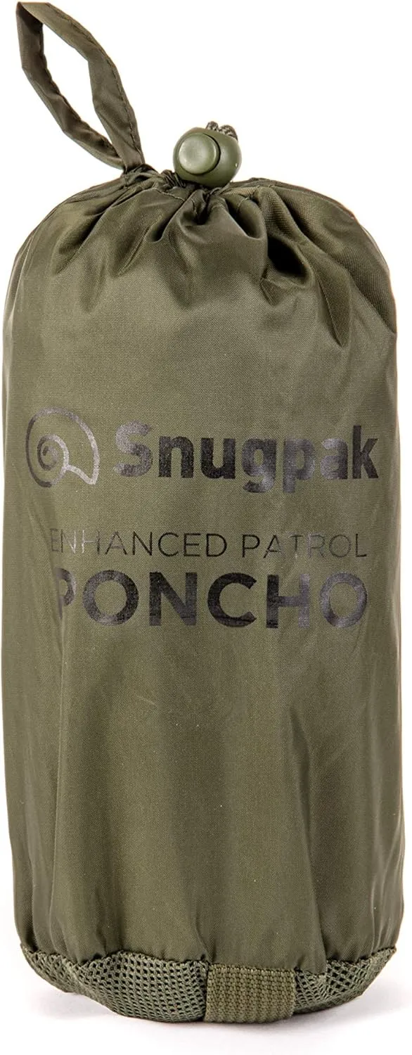 Snugpak Patrol Poncho, Waterproof, One Size, Lightweight, Suitable for Hiking, Camping, and Hunting