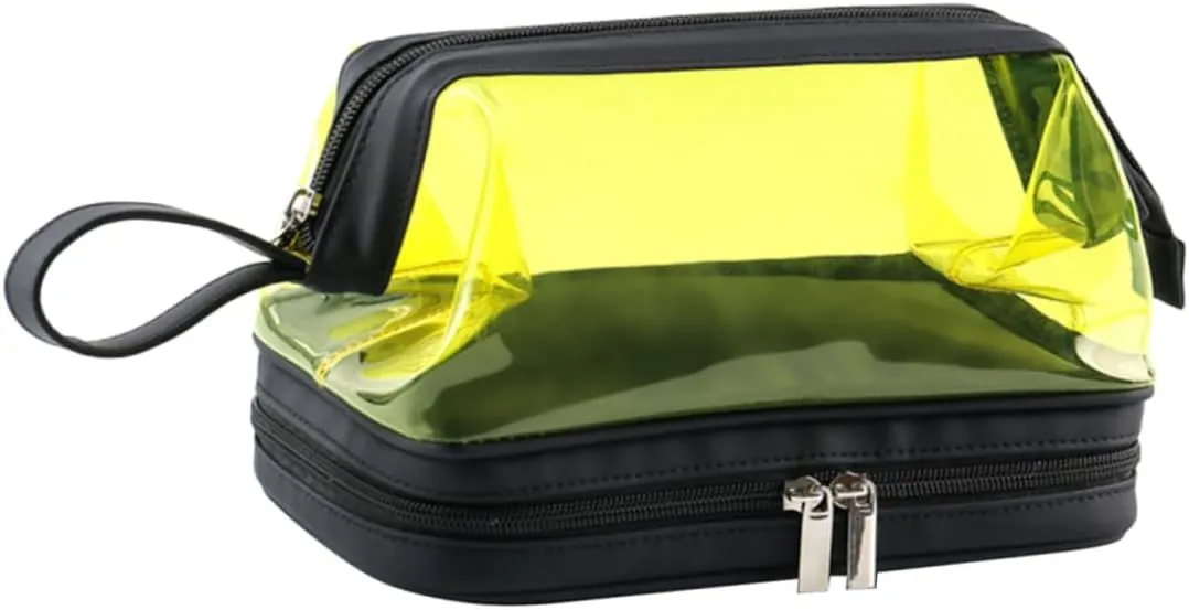 SOIMISS Makeup Organizer Portable Travel Toiletry Bag Waterproof Dry Wet Separation for Women
