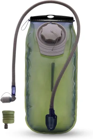 Source Tactical WXP 3L Low Profile Hydration System Upgrade Kit w/ Universal Tube Adaptor, Coyote