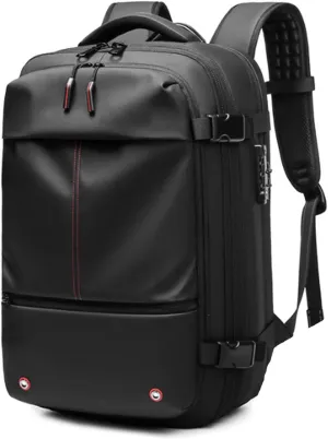 Space Vac Pro Backpack, Spacevac Pro Backpack, with Vacuum Seal Compression, 17”Laptop Vacuum Backpacks Travel with TSA Lock (NO Pump, B)