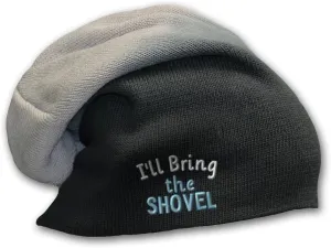 Speedy Pros Slouchy Beanie for Men I'll Bring The Shovel Women Skull Cap Winter Hats Cotton 1 Size