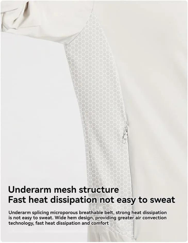 SPF50 Ice Silk Sunscreen Men's Fishing Rash Guard Shirts Summer UV Shirts Lightweight Sun Protection Clothing Skin Coat