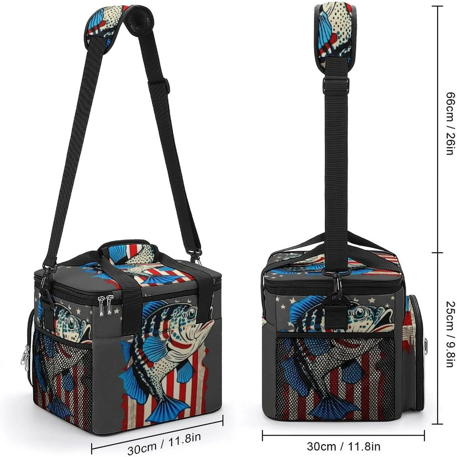 Spring Bird Hummingbird Portable 22.5L Soft Cooler Bag for Car Camping Flowers Leaves Leakproof Ice Chest with Adjustable Strap Insulated Lunch Box for Work Hiking Picnic