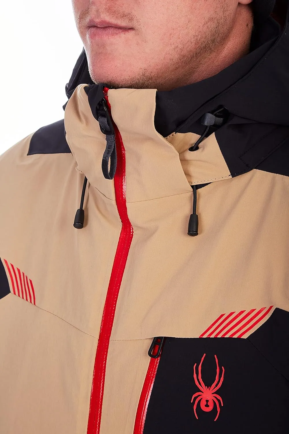 Spyder Men's Leader Insulated Hooded Ski Snow Jacket