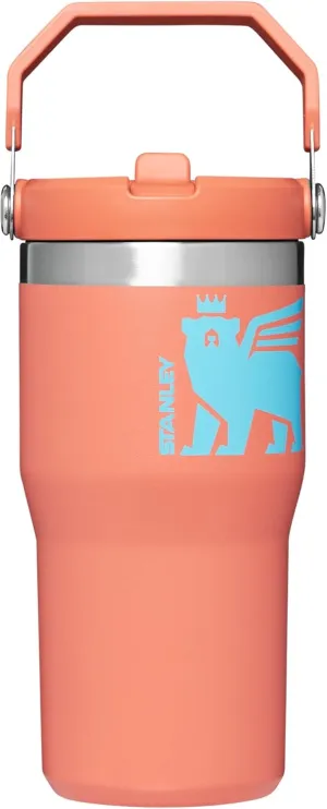 Stanley Classic IceFlow Flip Straw Tumbler for Kids (8 or Above), 20oz, Stan the Bear Stainless Steel , with Double-Wall Vacuum Insulation, 1 Count (Pack of 1)