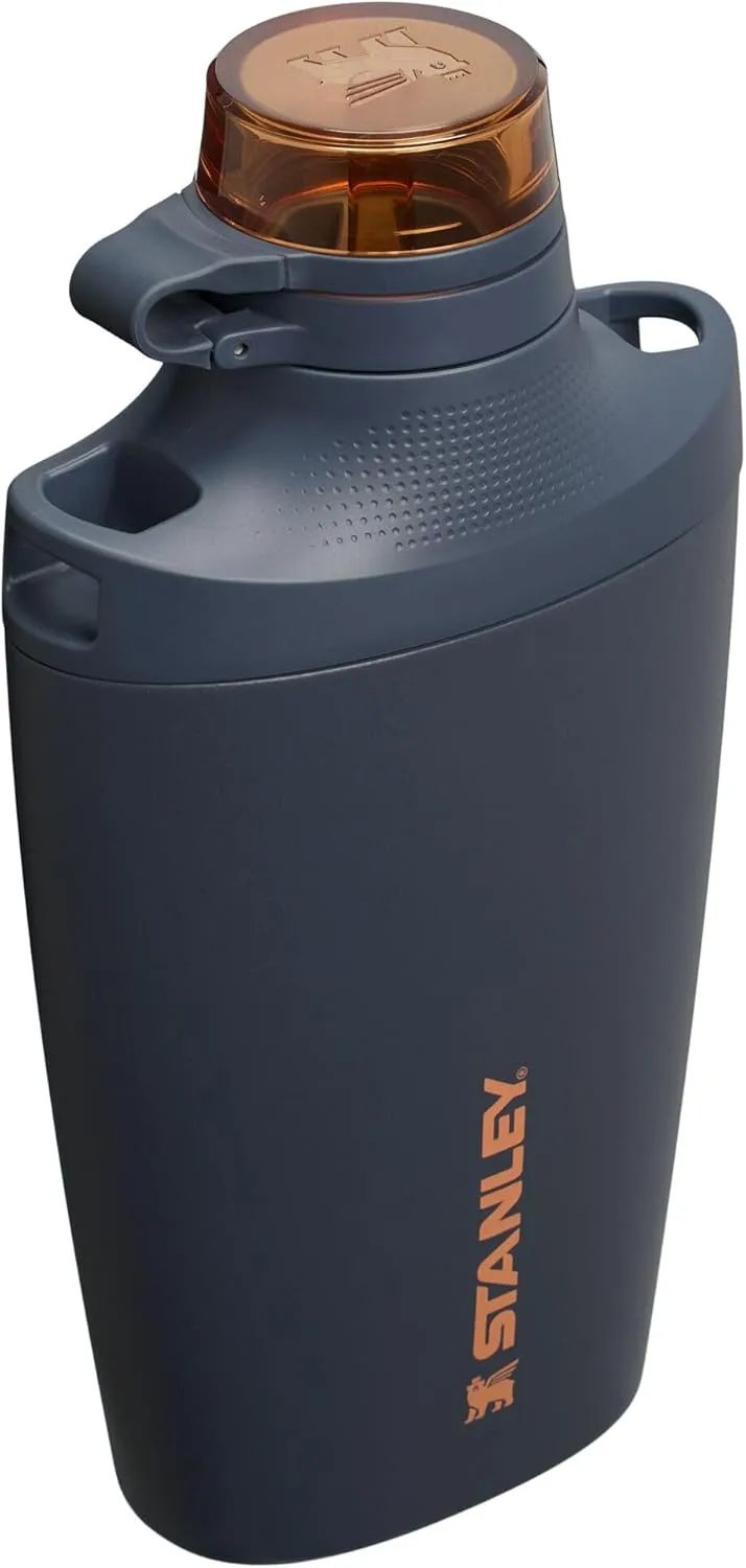 Stanley Cross Bottle | 23 oz Travel Bottle with Jacquard Strap | Leakproof Tritan Lid with Removable Straw | Insulated Stainless Steel Canteen | BPA-Free | Twilight VRT