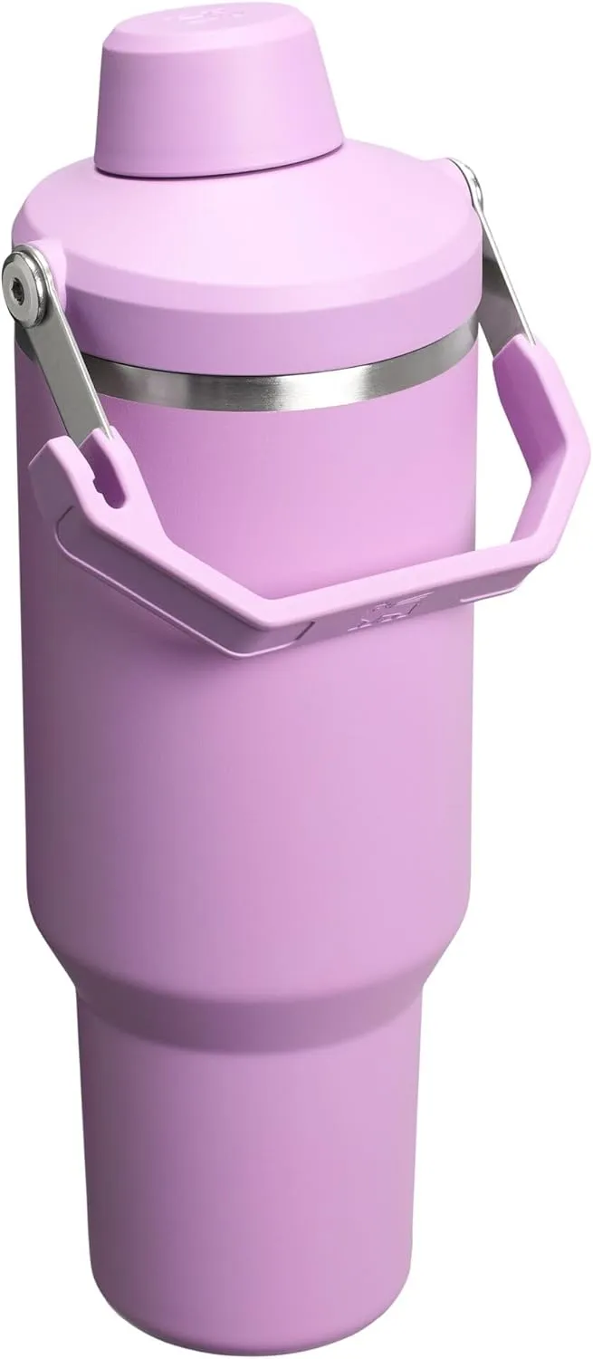 Stanley IceFlow 2.0 Fast Flow Tumbler with Handle 40 oz | Twist On Angled Spout Lid | Leakproof Water Bottle | Insulated Stainless Steel | BPA-Free | Lilac
