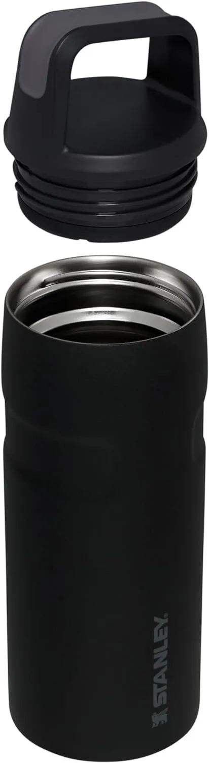 Stanley IceFlow Cap and Carry Water Bottle | Wide Mouth Twist Lid | Lightweight & Leakproof for Travel & Sports | Insulated Stainless Steel | BPA-Free