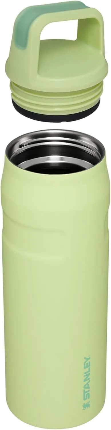 Stanley IceFlow Cap and Carry Water Bottle | Wide Mouth Twist Lid | Lightweight & Leakproof for Travel & Sports | Insulated Stainless Steel | BPA-Free
