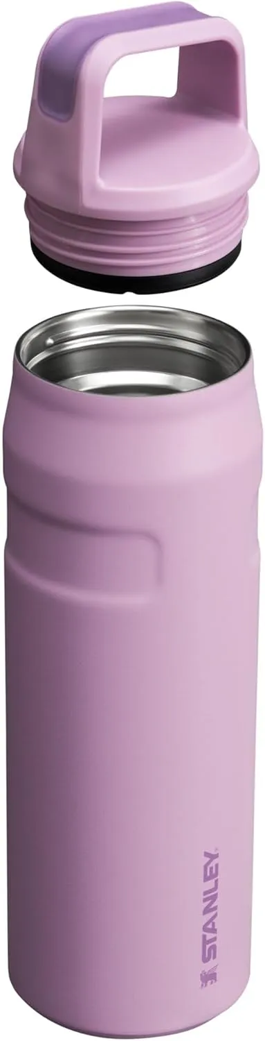 Stanley IceFlow Cap and Carry Water Bottle | Wide Mouth Twist Lid | Lightweight & Leakproof for Travel & Sports | Insulated Stainless Steel | BPA-Free