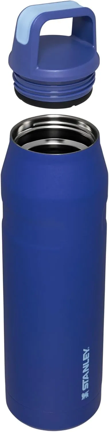Stanley IceFlow Cap and Carry Water Bottle | Wide Mouth Twist Lid | Lightweight & Leakproof for Travel & Sports | Insulated Stainless Steel | BPA-Free