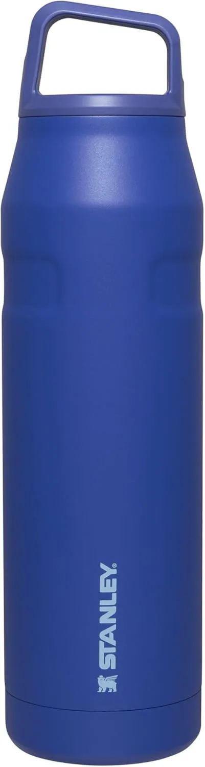 Stanley IceFlow Cap and Carry Water Bottle | Wide Mouth Twist Lid | Lightweight & Leakproof for Travel & Sports | Insulated Stainless Steel | BPA-Free