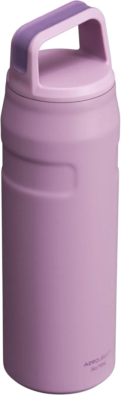 Stanley IceFlow Cap and Carry Water Bottle | Wide Mouth Twist Lid | Lightweight & Leakproof for Travel & Sports | Insulated Stainless Steel | BPA-Free