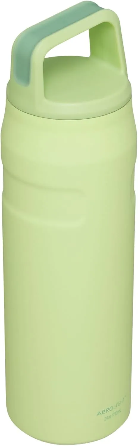 Stanley IceFlow Cap and Carry Water Bottle | Wide Mouth Twist Lid | Lightweight & Leakproof for Travel & Sports | Insulated Stainless Steel | BPA-Free