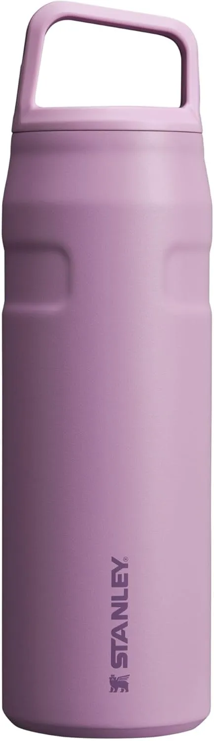 Stanley IceFlow Cap and Carry Water Bottle | Wide Mouth Twist Lid | Lightweight & Leakproof for Travel & Sports | Insulated Stainless Steel | BPA-Free