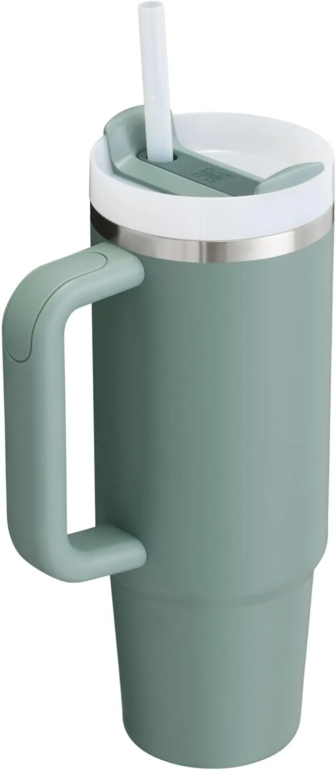 Stanley Quencher H2.0 Tumbler with Straw 30 oz | Flowstate 3-Position Lid | Cup Holder Compatible for Travel | Insulated Stainless Steel Cup | BPA-Free | Shale