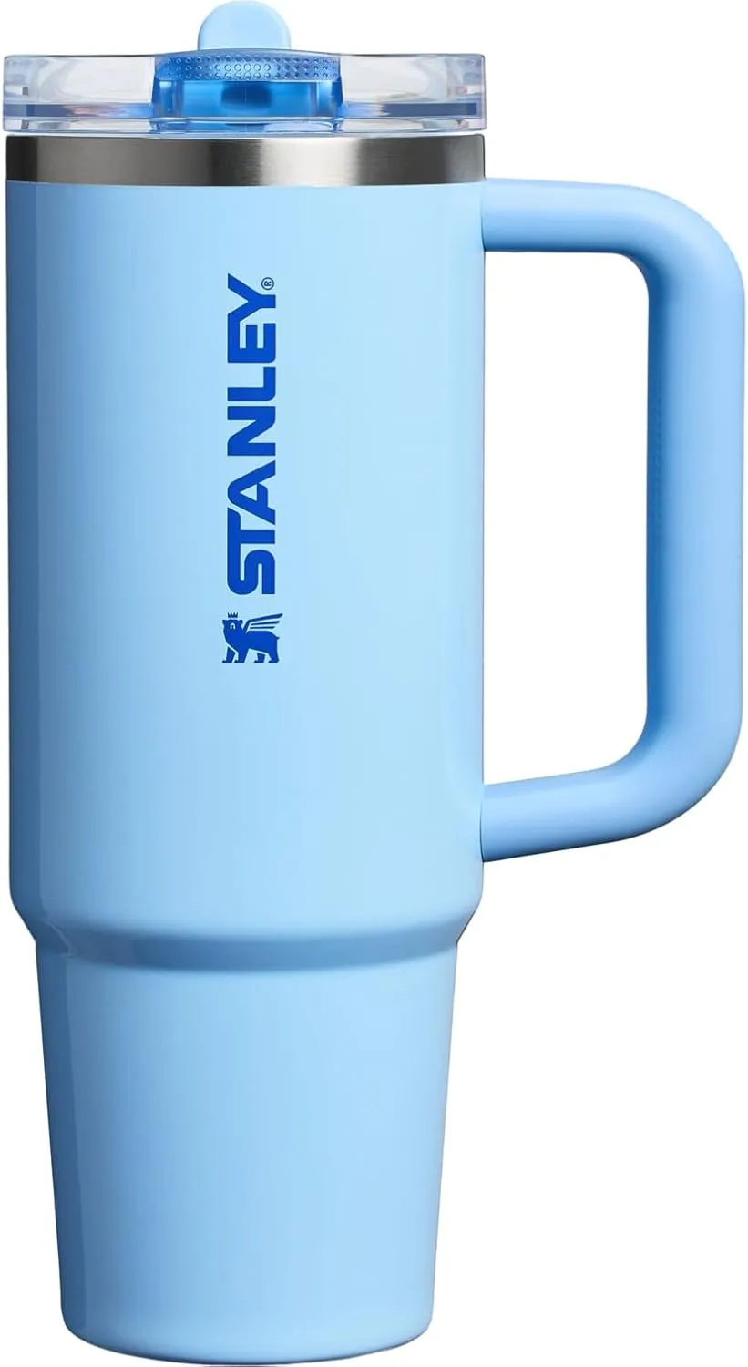 Stanley Quencher ProTour Flip Straw Tumbler with Leakproof Lid 30 oz | Built-In Straw and Handle | Cup Holder Compatible for Travel | Insulated Stainless Steel Cup | BPA-Free | Corn Flower Gloss