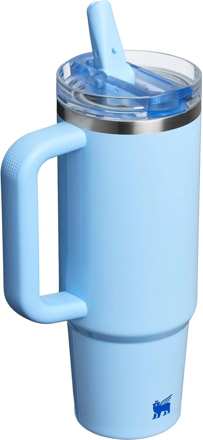 Stanley Quencher ProTour Flip Straw Tumbler with Leakproof Lid 30 oz | Built-In Straw and Handle | Cup Holder Compatible for Travel | Insulated Stainless Steel Cup | BPA-Free | Corn Flower Gloss
