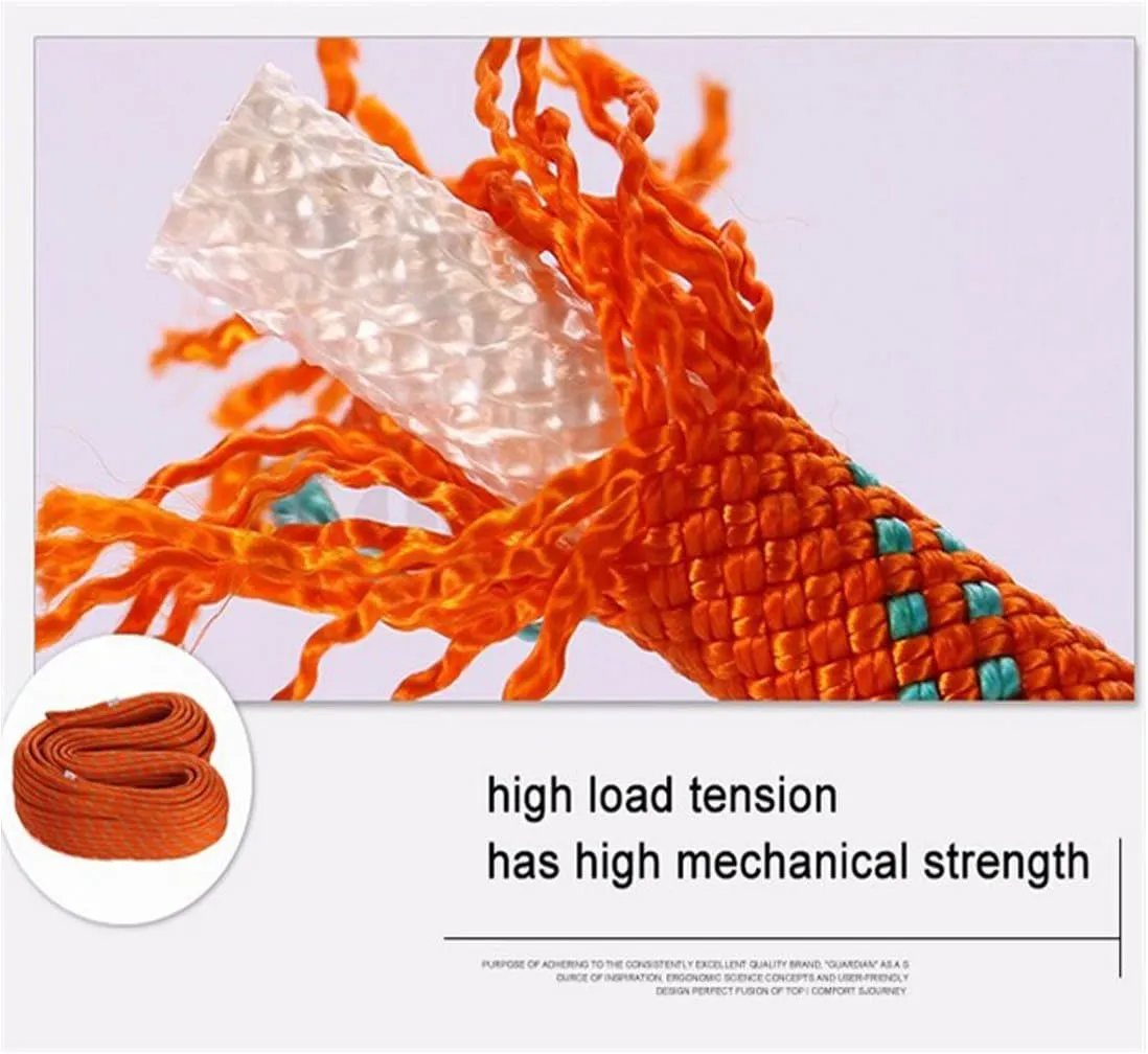 Static Rope 12mm Paracord Outdoor Windproof Downhill Rope Aerial Work Safety Lifeline Tent Rope for Climbing Fishing with Sewn