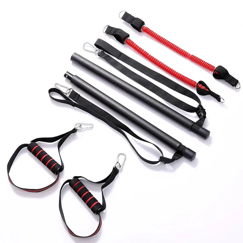 Strength Practice Fitness Rope Stick Set Yoga Elastic Band
