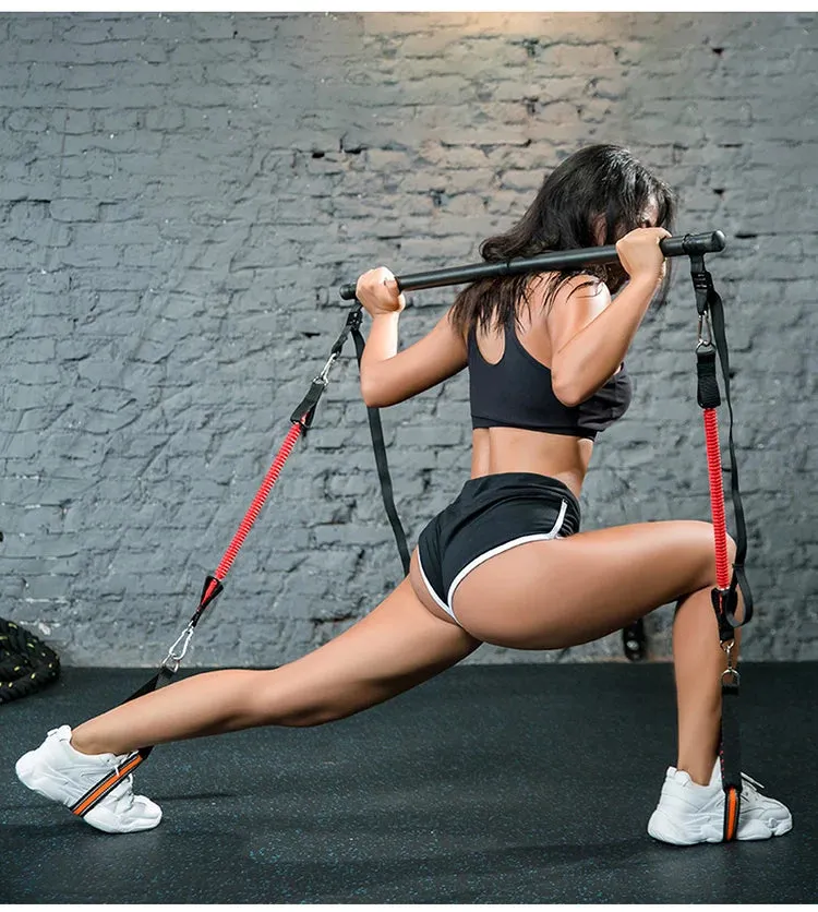Strength Practice Fitness Rope Stick Set Yoga Elastic Band