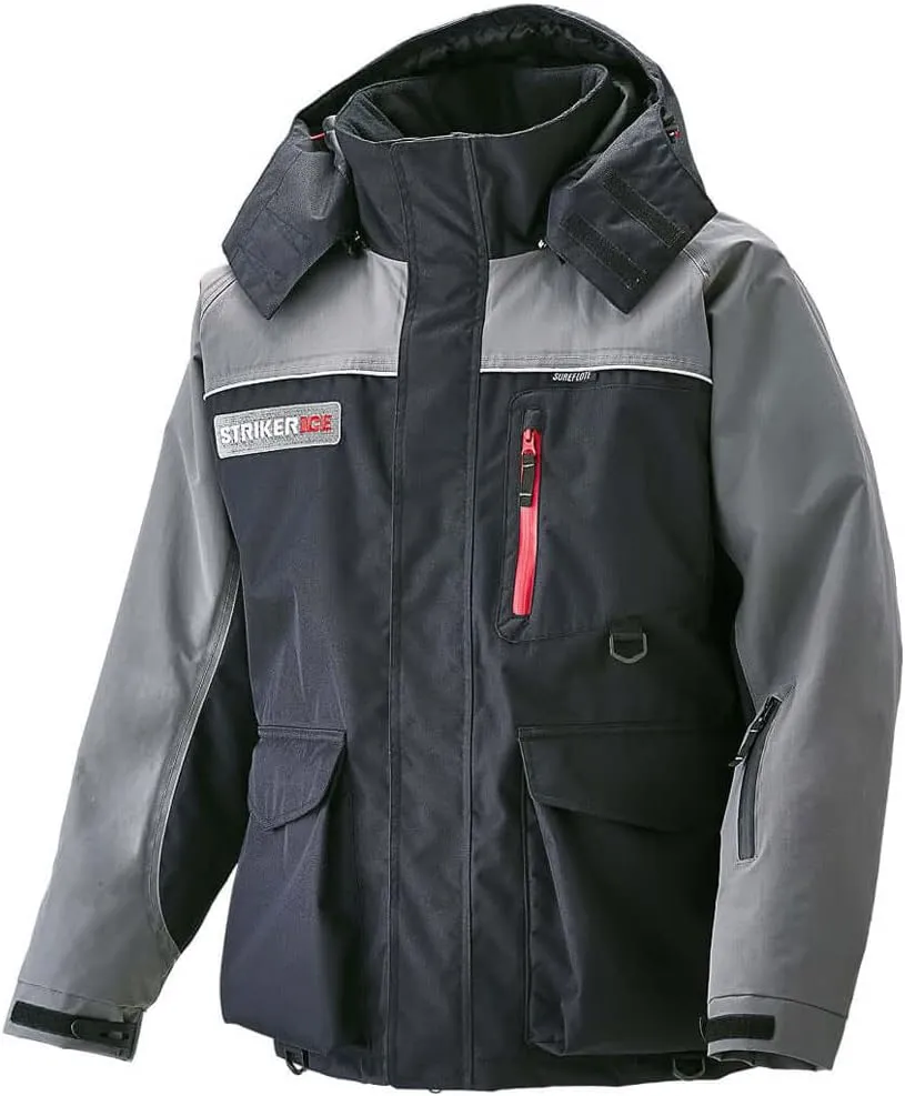 Striker Men's Cold Weather Durable Windproof Water-Resistant Breathable Outdoor Fishing Trekker Jacket with Removable Hood