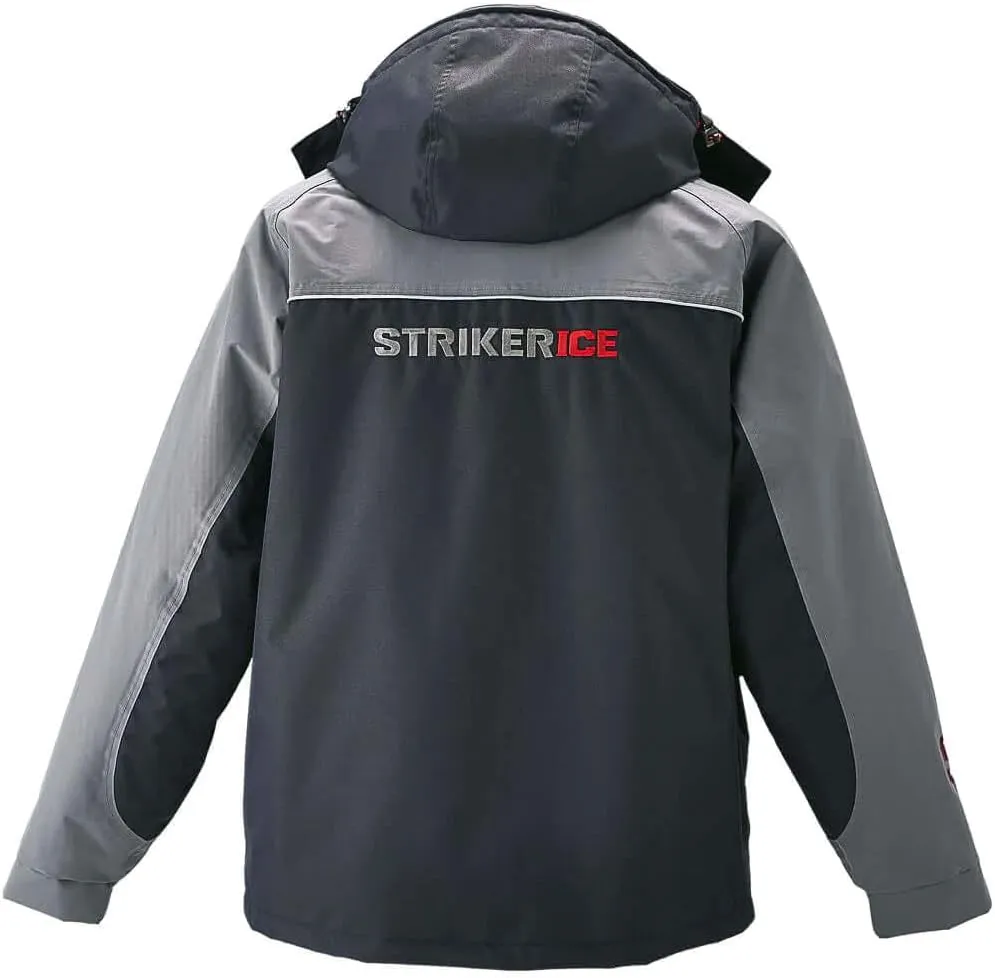 Striker Men's Cold Weather Durable Windproof Water-Resistant Breathable Outdoor Fishing Trekker Jacket with Removable Hood