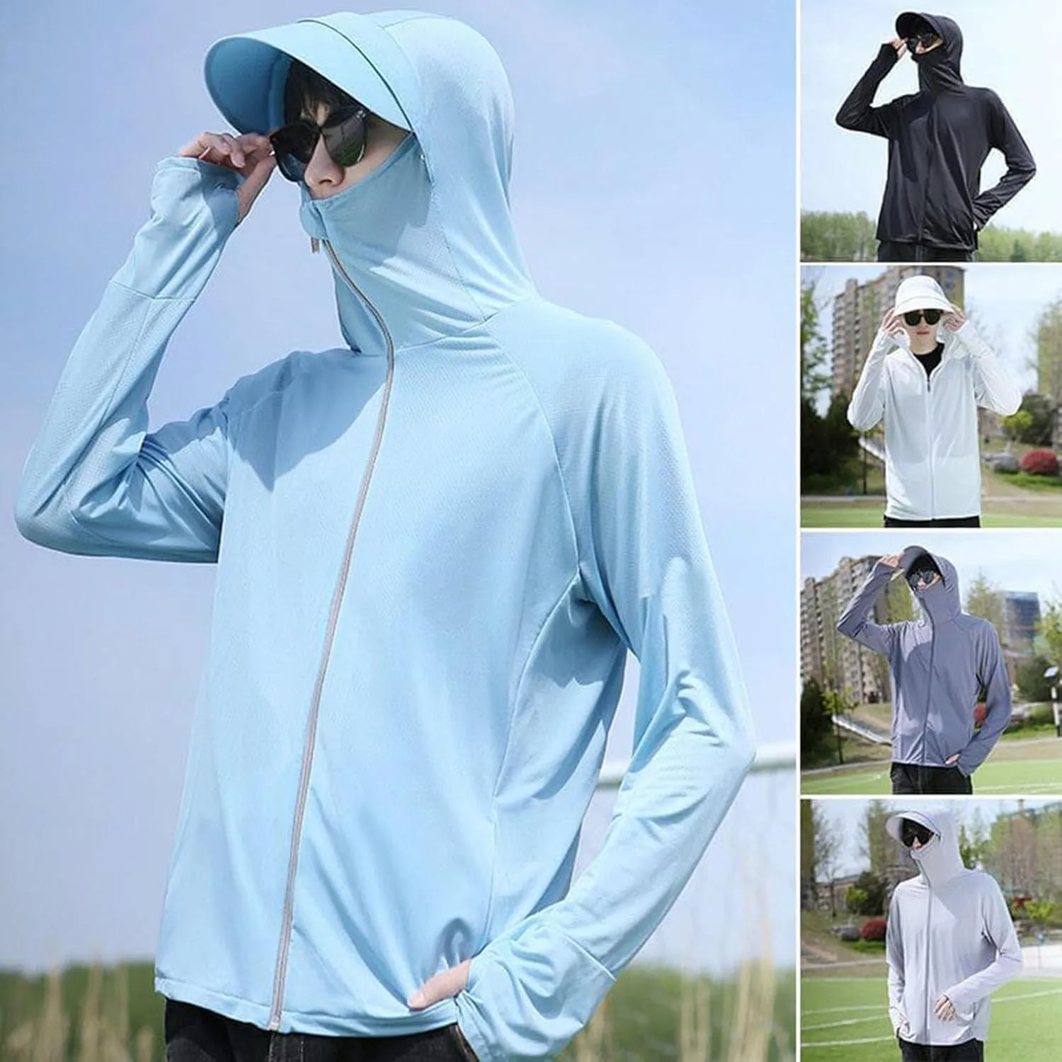 Sun Protection Jacket Unisex, UV Protection Clothing Sun Protection Hoodie,Sun Protection Outdoor